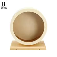 Hölzernes Hamsterrad mit Ruhefunktion