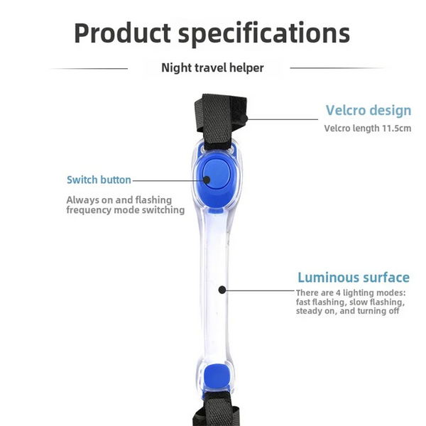 LED-Lichtstreifen für Leinen und Halsbänder