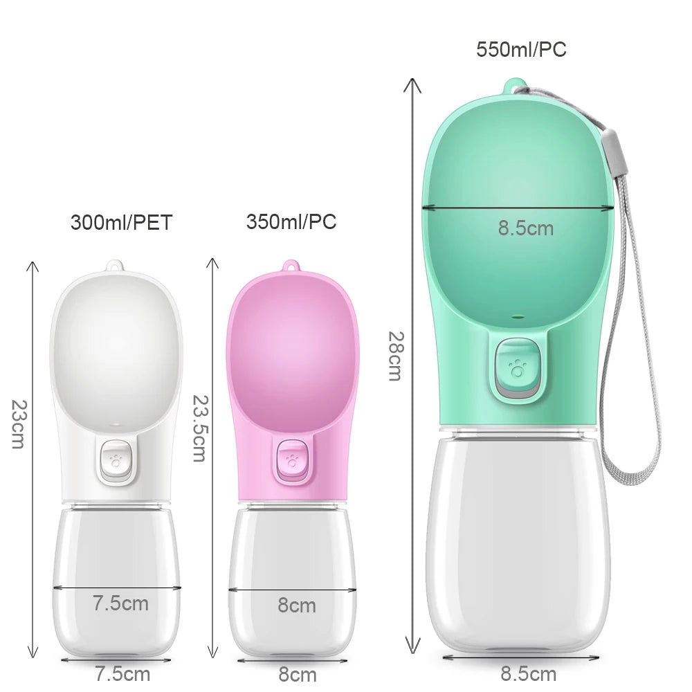 Tragbare Wasserflasche für Ihr Haustier