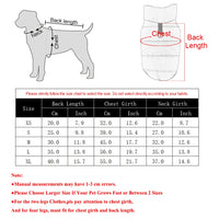 Wasserdichte Winterhundejacke