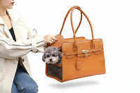Leder Haustiertragetasche