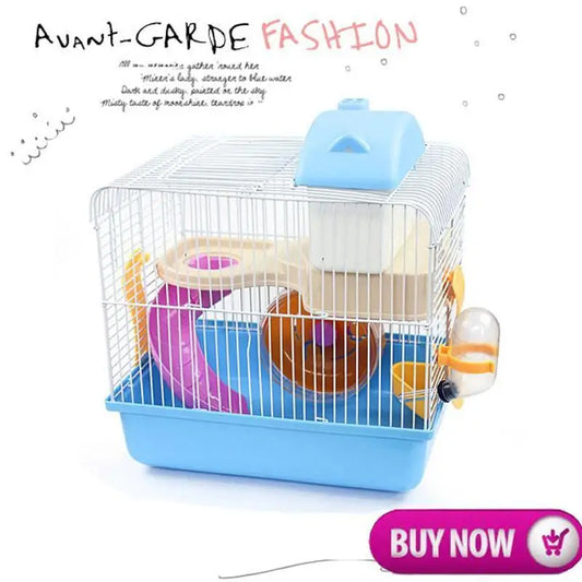 Hamsterkäfig mit Zwei-Ebenen