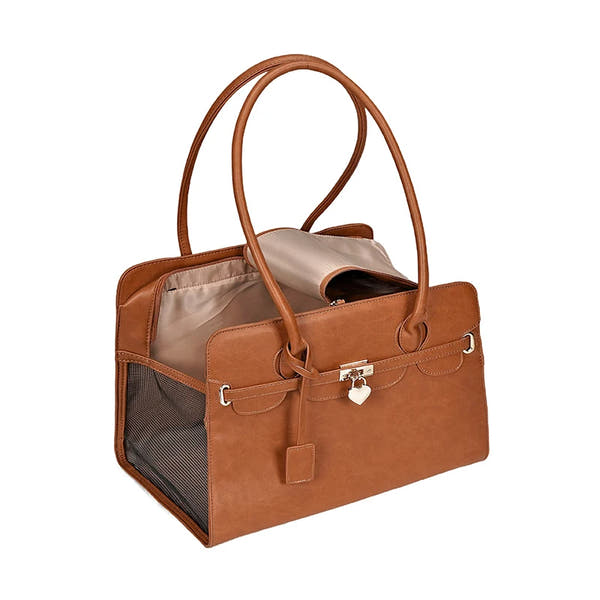 Leder Haustiertragetasche